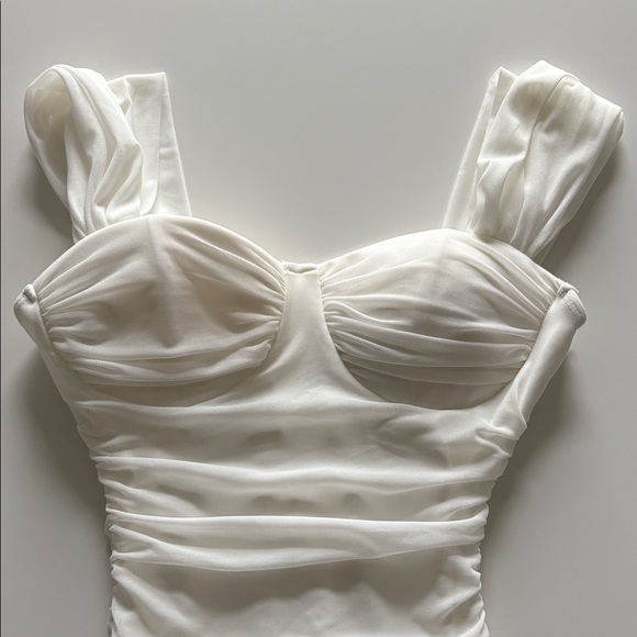 Windsor white bodycon mini dress size small EUC - Picture 8 of 12